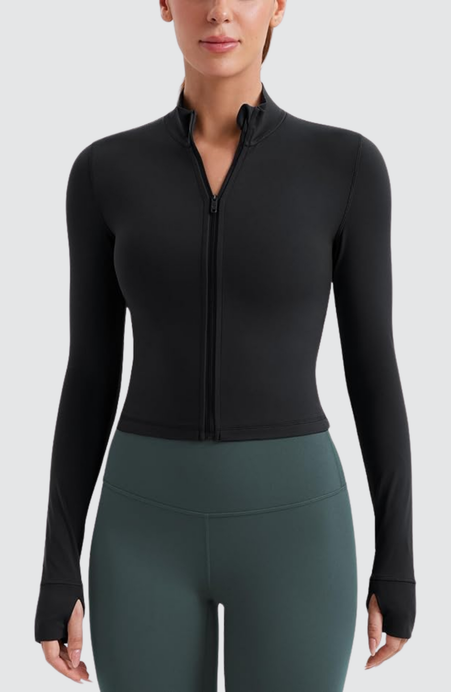 Slim Fit Cropped Sports Jacket