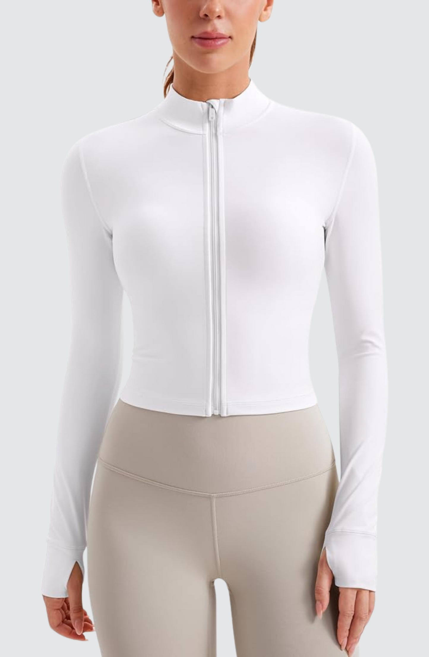 Slim Fit Cropped Sports Jacket