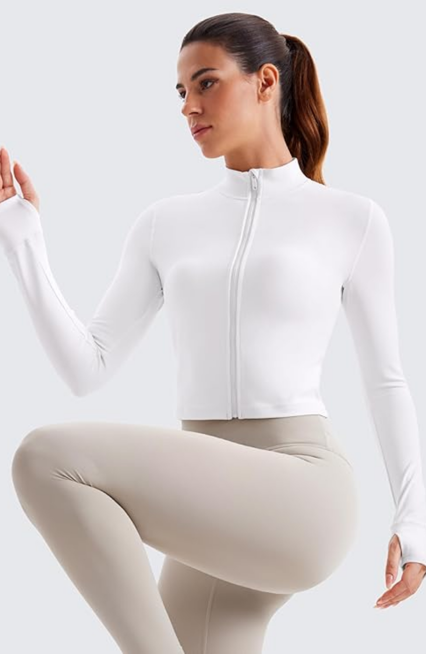 Slim Fit Cropped Sports Jacket