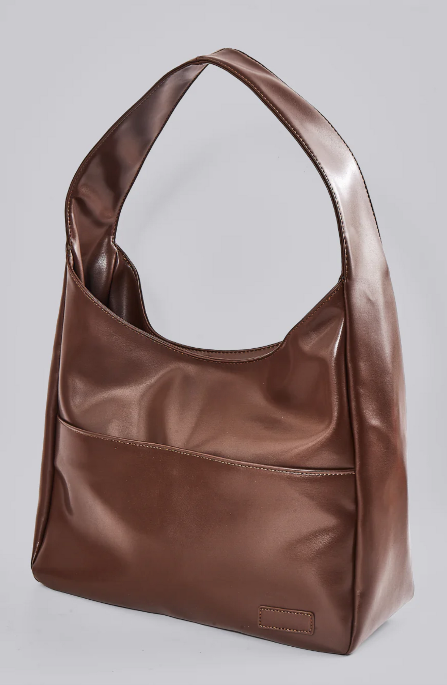 Luna vegan leather hobo bag
