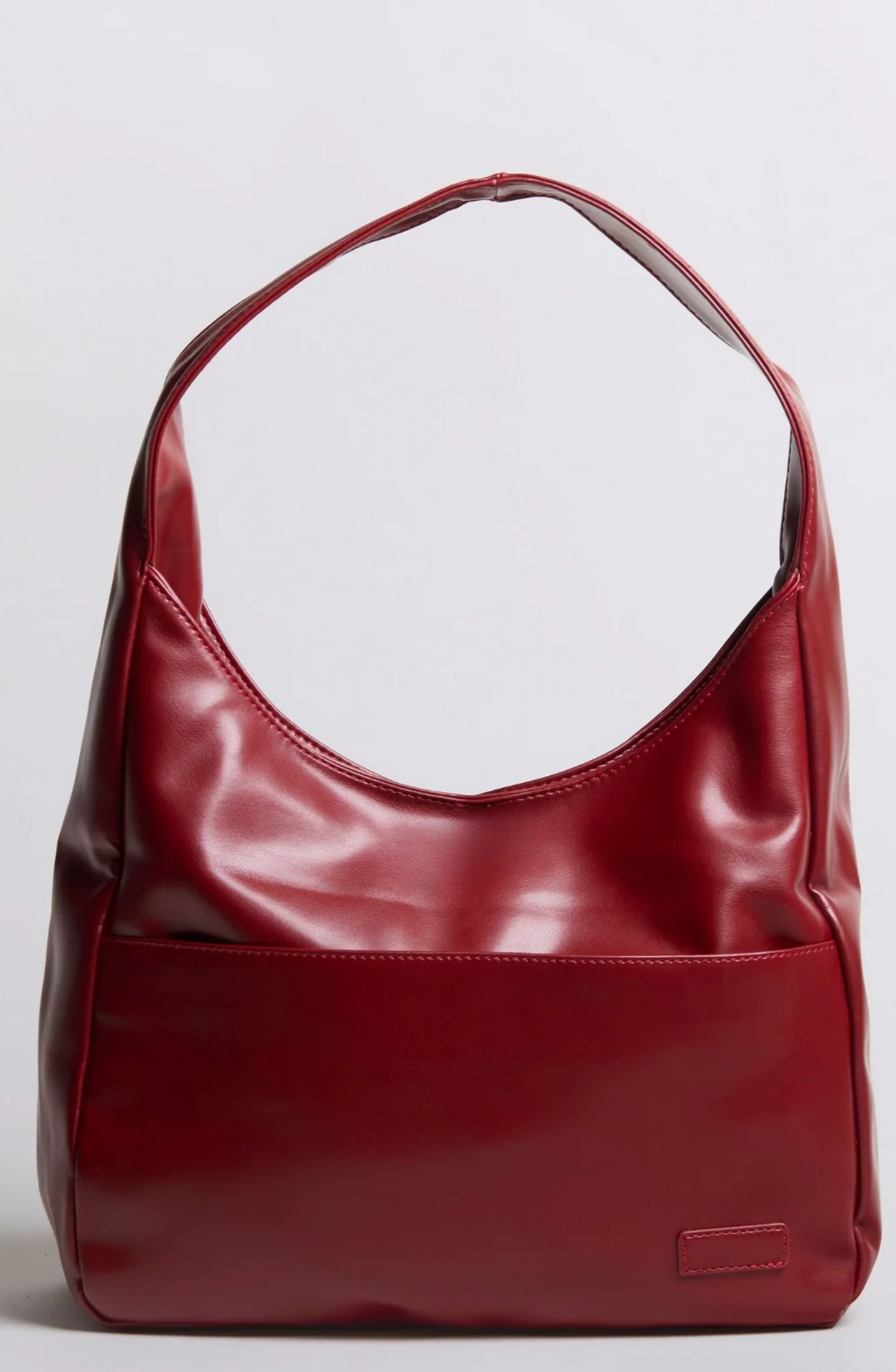 Luna vegan leather hobo bag