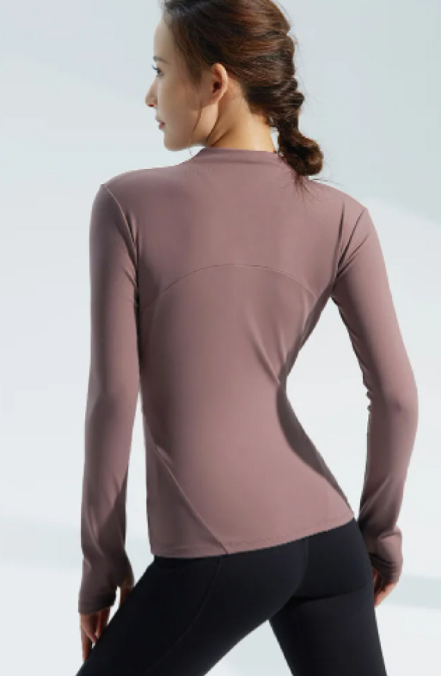 Slim Fit Sportjacke mit Reißverschluss