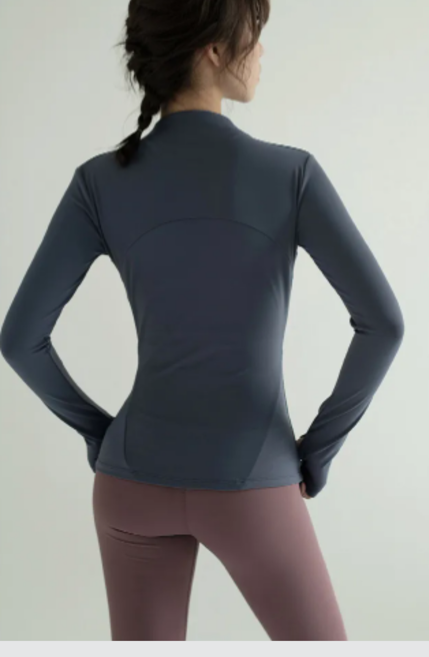 Slim Fit Sportjacke mit Reißverschluss