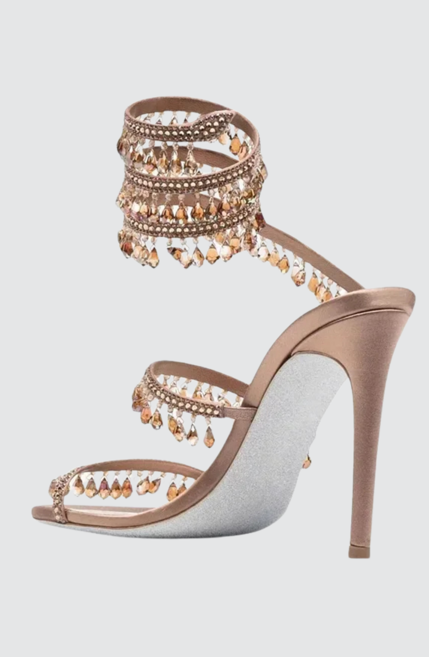 Diamond Snake High Heel Sandals