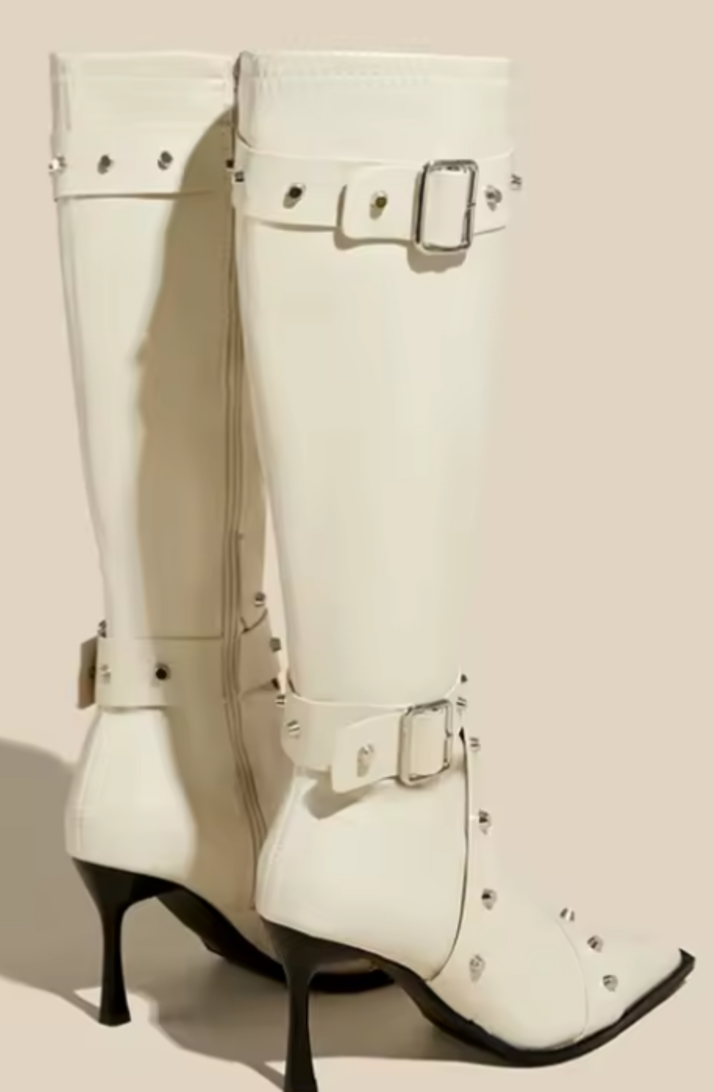 Chic Pointed Toe High Heel Boots