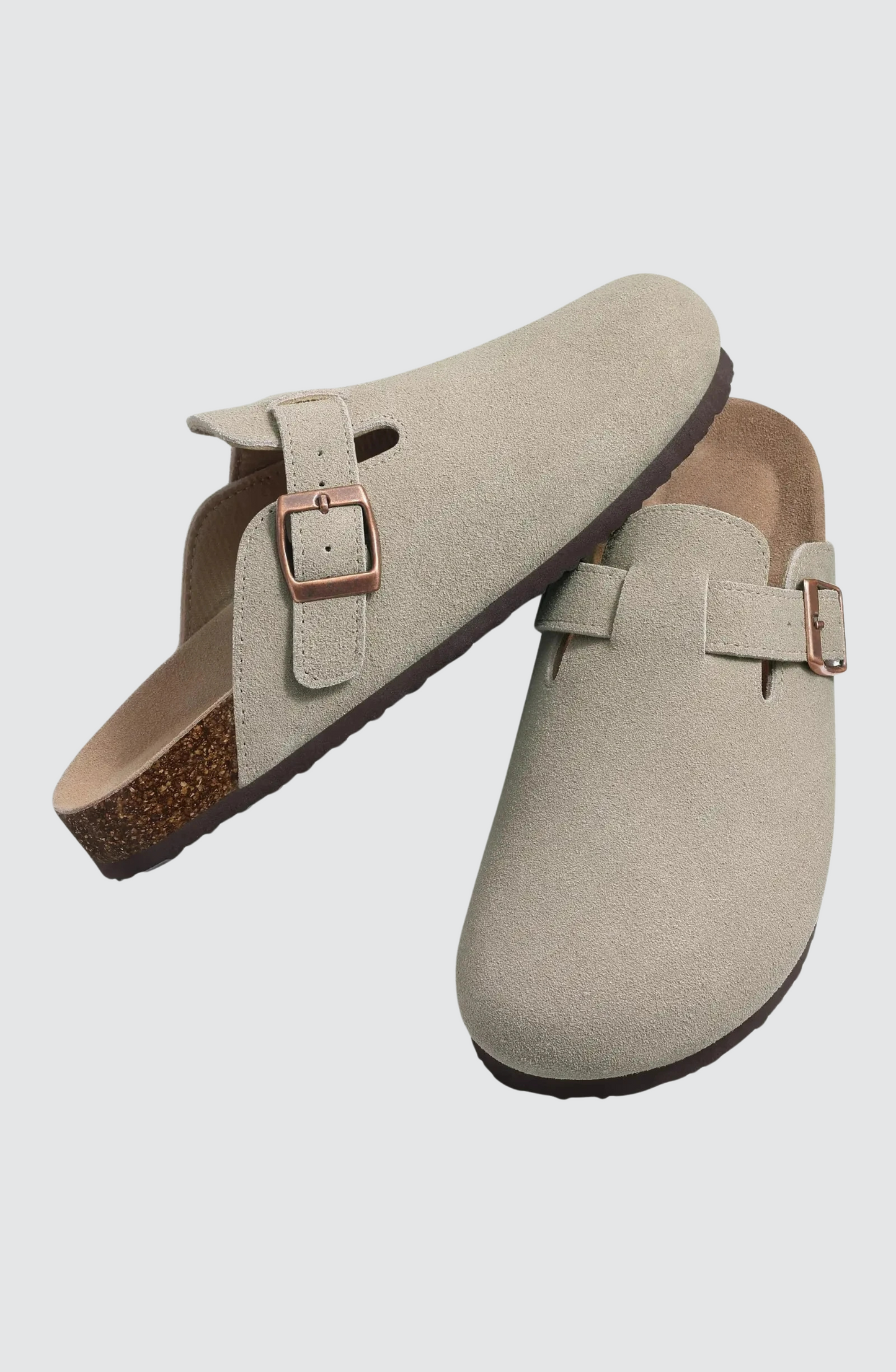 Suede Mules Slippers Birk
