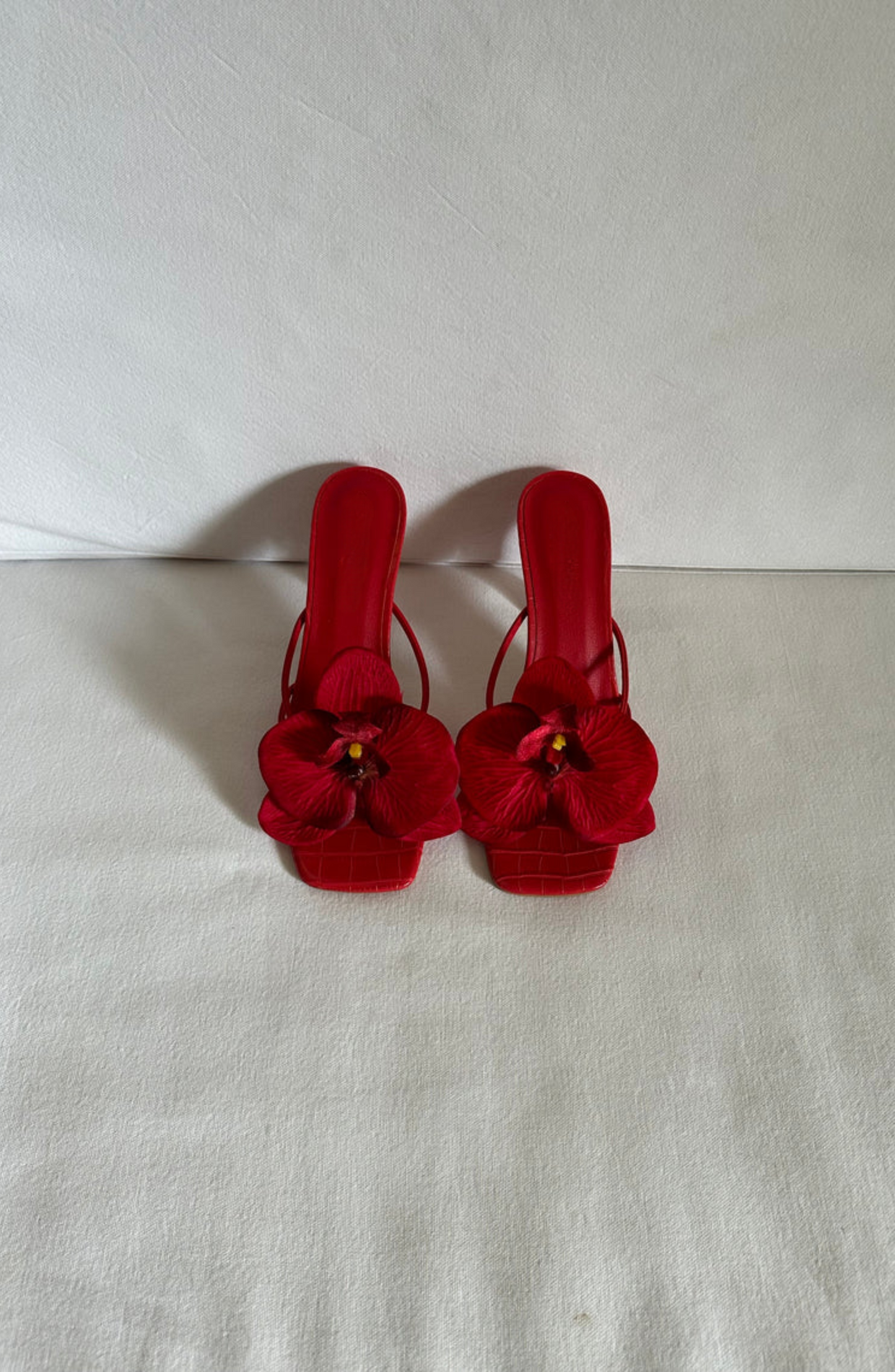 Orchid Open Toe Heels