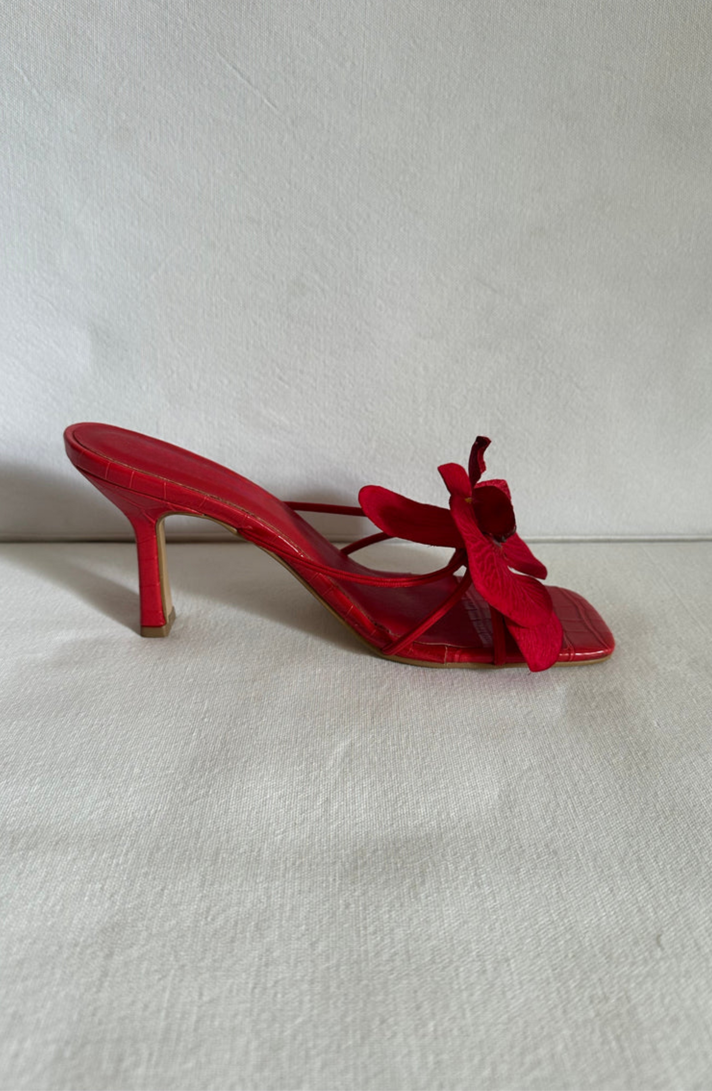 Orchid Open Toe Heels