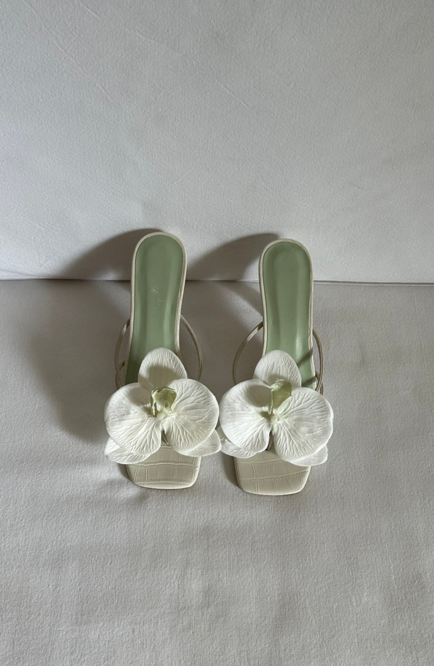 Orchid Open Toe Heels