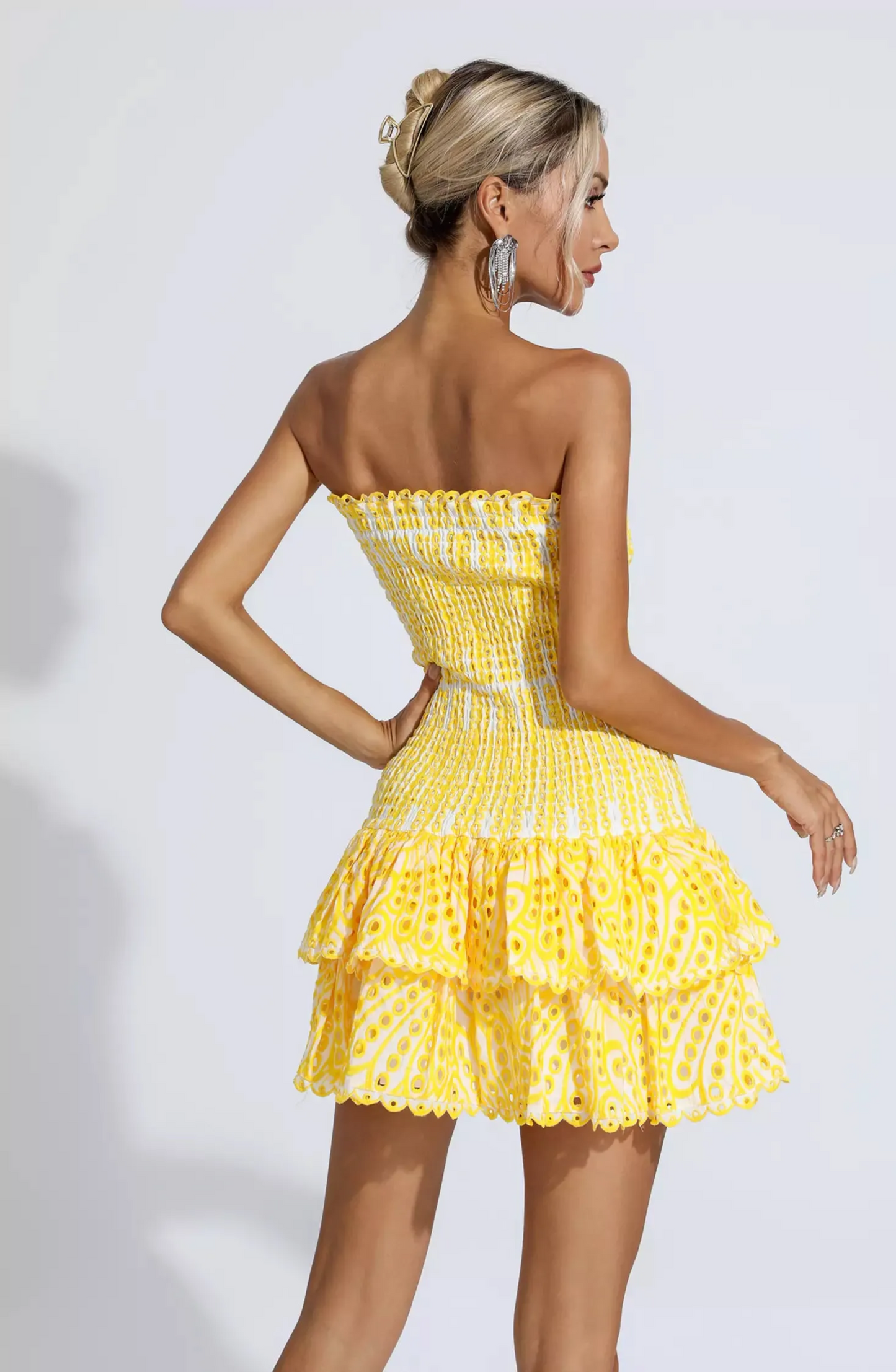 Open Layered Mini Dress