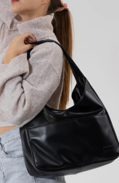 Luna vegan leather hobo bag