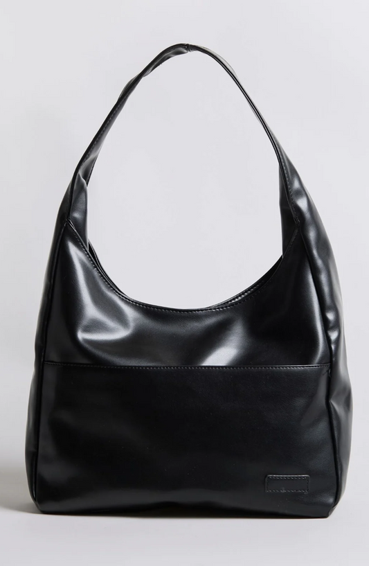 Luna vegan leather hobo bag