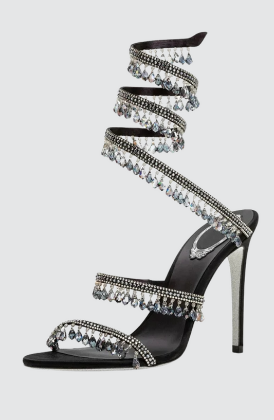 Diamond Snake High Heel Sandals