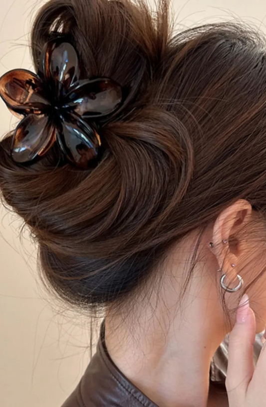 Flower Shaped Hair Clips