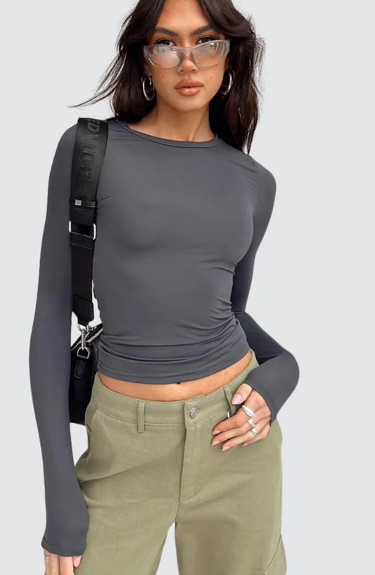 Casual Slim Fit Long Sleeve T-Shirt